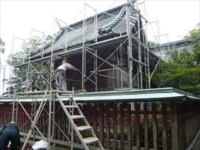 社寺仏閣 銅板屋根 鬼 飾り などは銅板を熟練の技術で施工する中野金属へお任せ下さい！